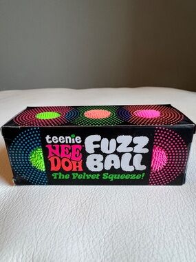 SHIPS TODAY! Teenie Nee Doh Fuzz Ball 3 pack Squishy Fidget TikTok Viral Toy NEW